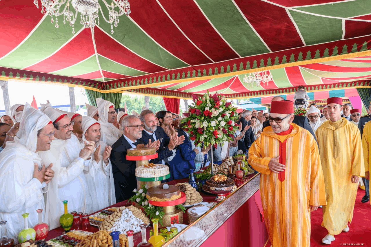 جلالة الملك يترأس بالمضيق حفل استقبال بمناسبة عيد العرش المجيد