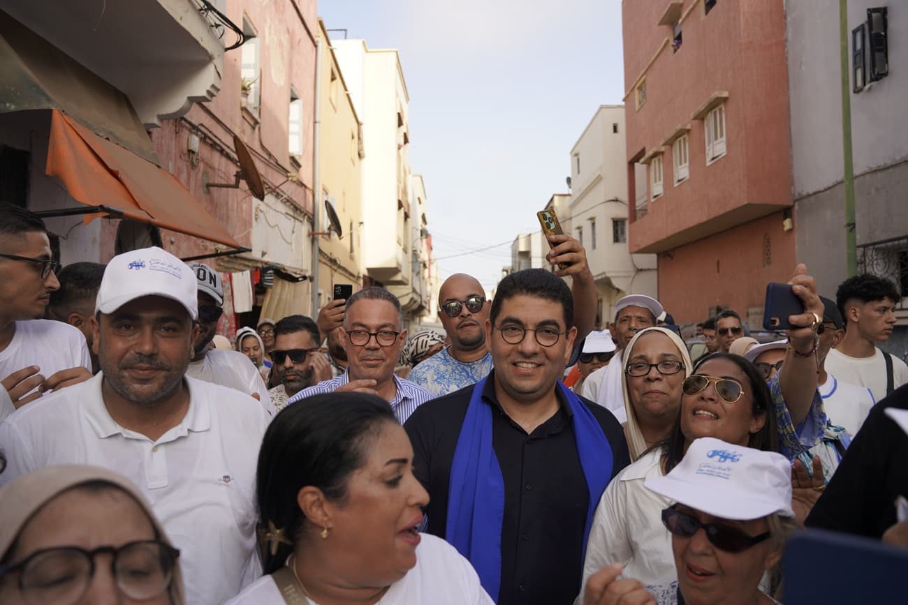 بنسعيد يشعل سباق دائرة المحيط ولقجع يسجل أول ظهور ميداني في الحملة الانتخابية