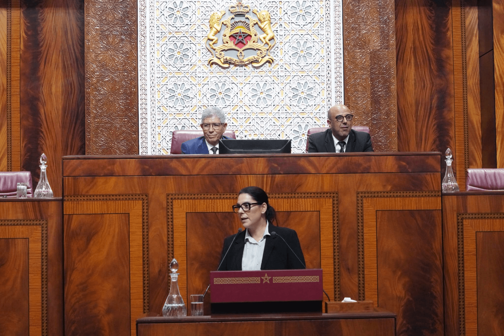 المنصوري تتعهد بتجريم الإثراء غير المشروع ومحاربة تضارب المصالح وتكشف الركائز السبع للبرنامج الحكومي