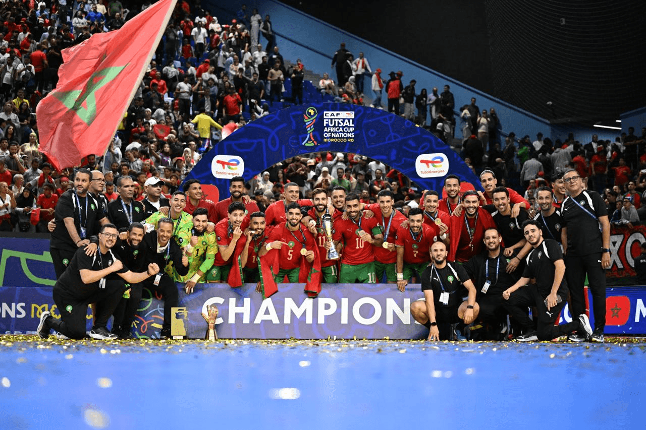 المنتخب المغرب لـ”فوتصال” يتوج بكأس إفريقيا للمرة الرابعة